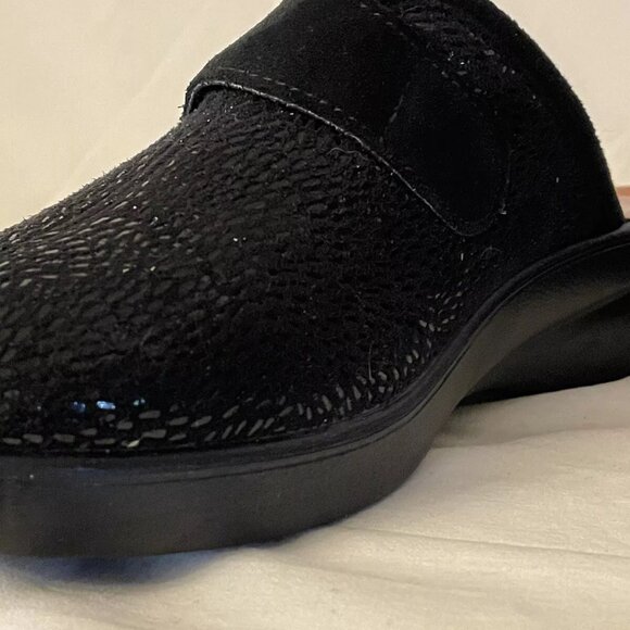 Flexus By Spring Step Italy Vera Pelle Slip On Slides Size - 9.5-10 USA. Black - Picture 2 of 11